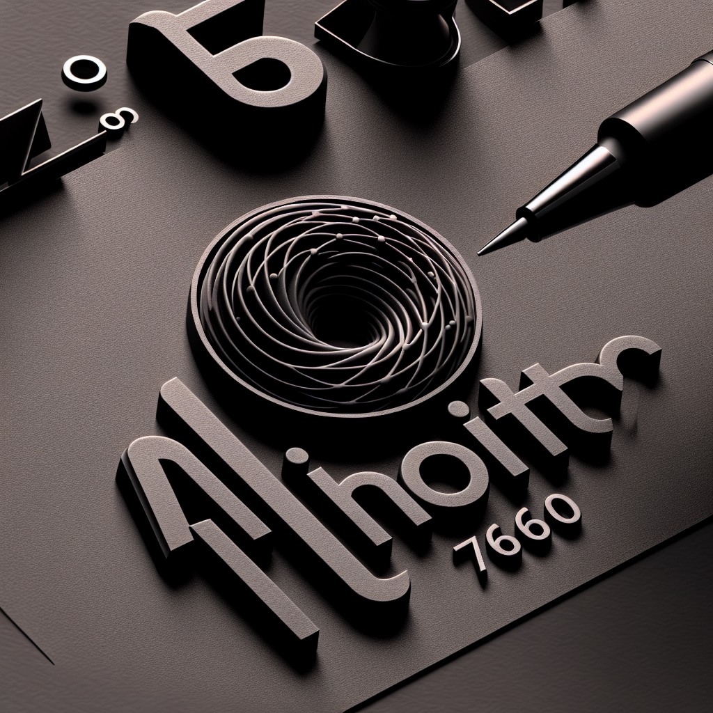 Me gere uma logo com nome do meu site Albinopinto760 com um template escuro e com um fundo preto e 3D