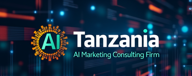 Tanzania AI Marketing Consulting Firm logo with tech-inspired design