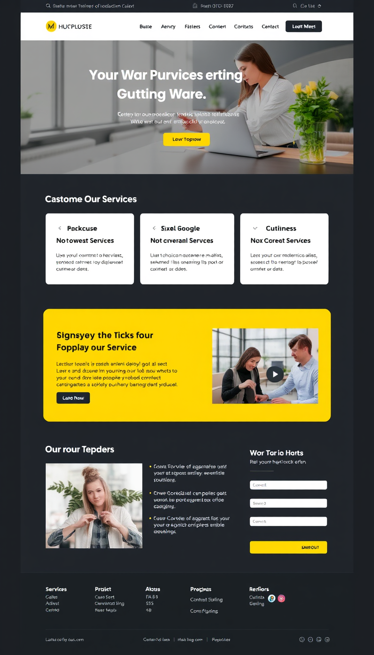 Microsite for my business