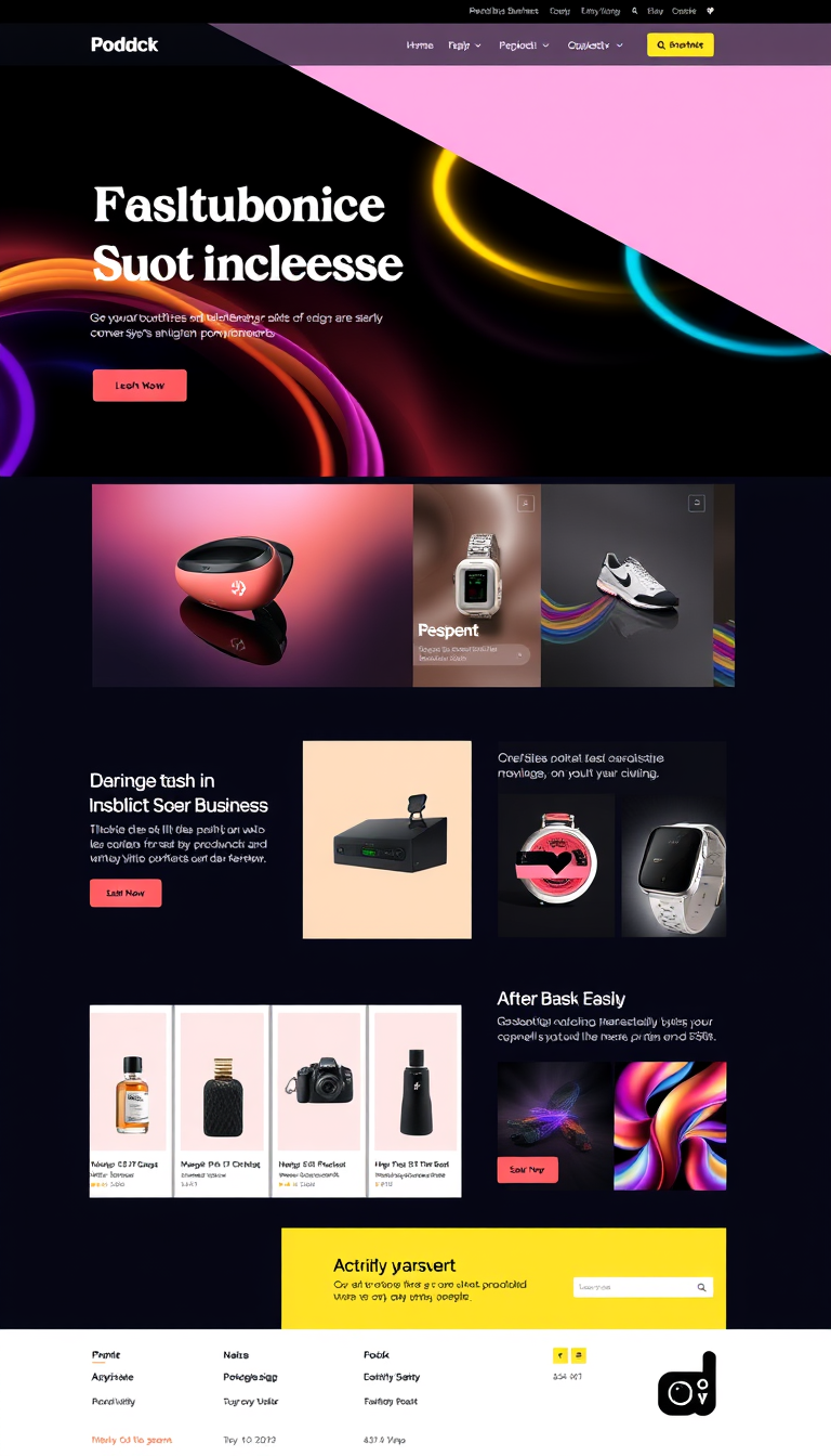 create a website for my online business
