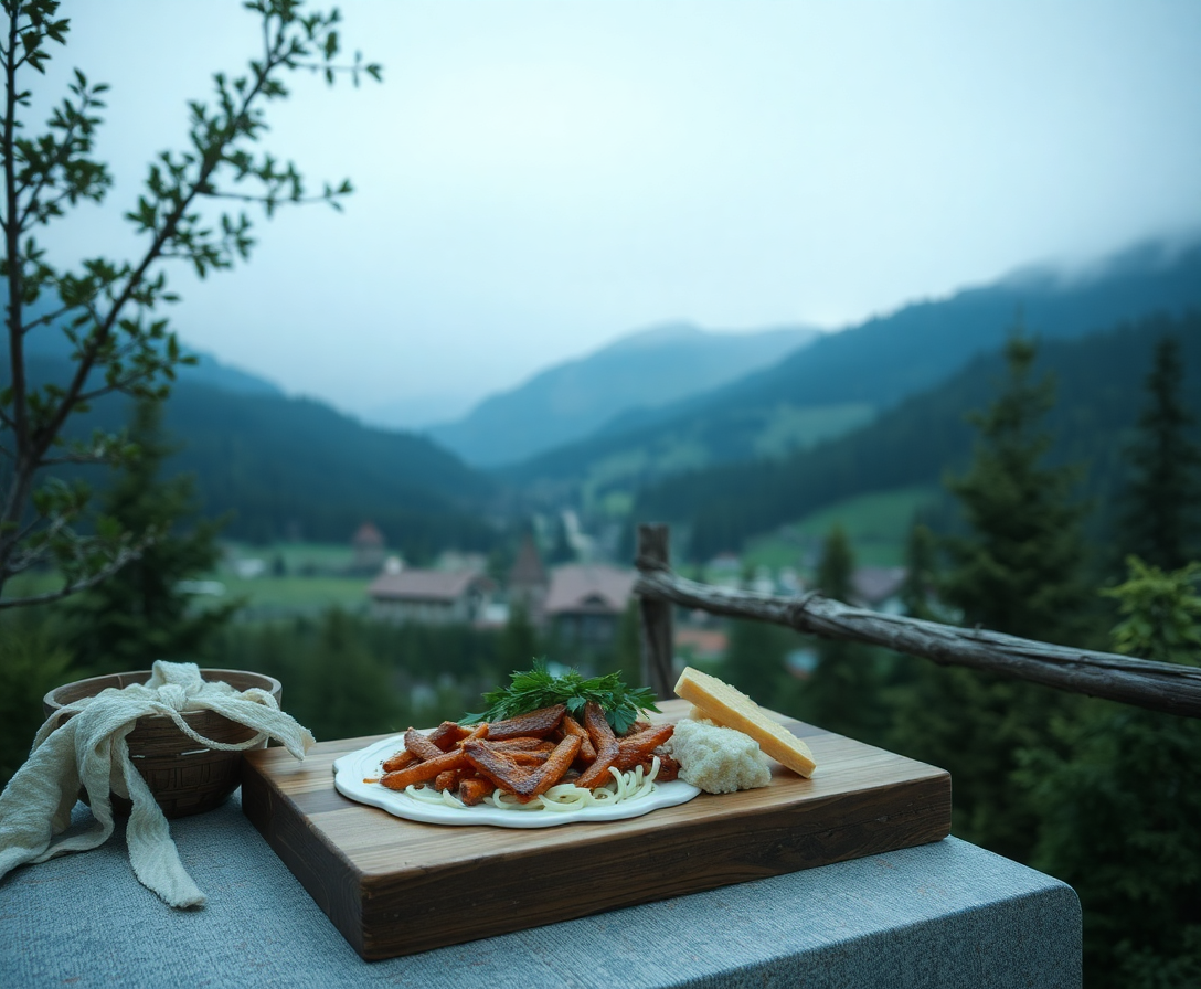 угловая глянцевая кухня в пастельных тонах