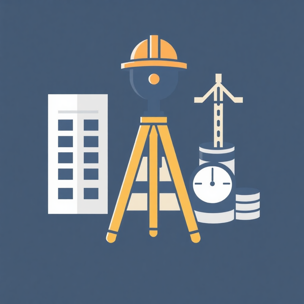 icon representing quantity surveying and material estimation