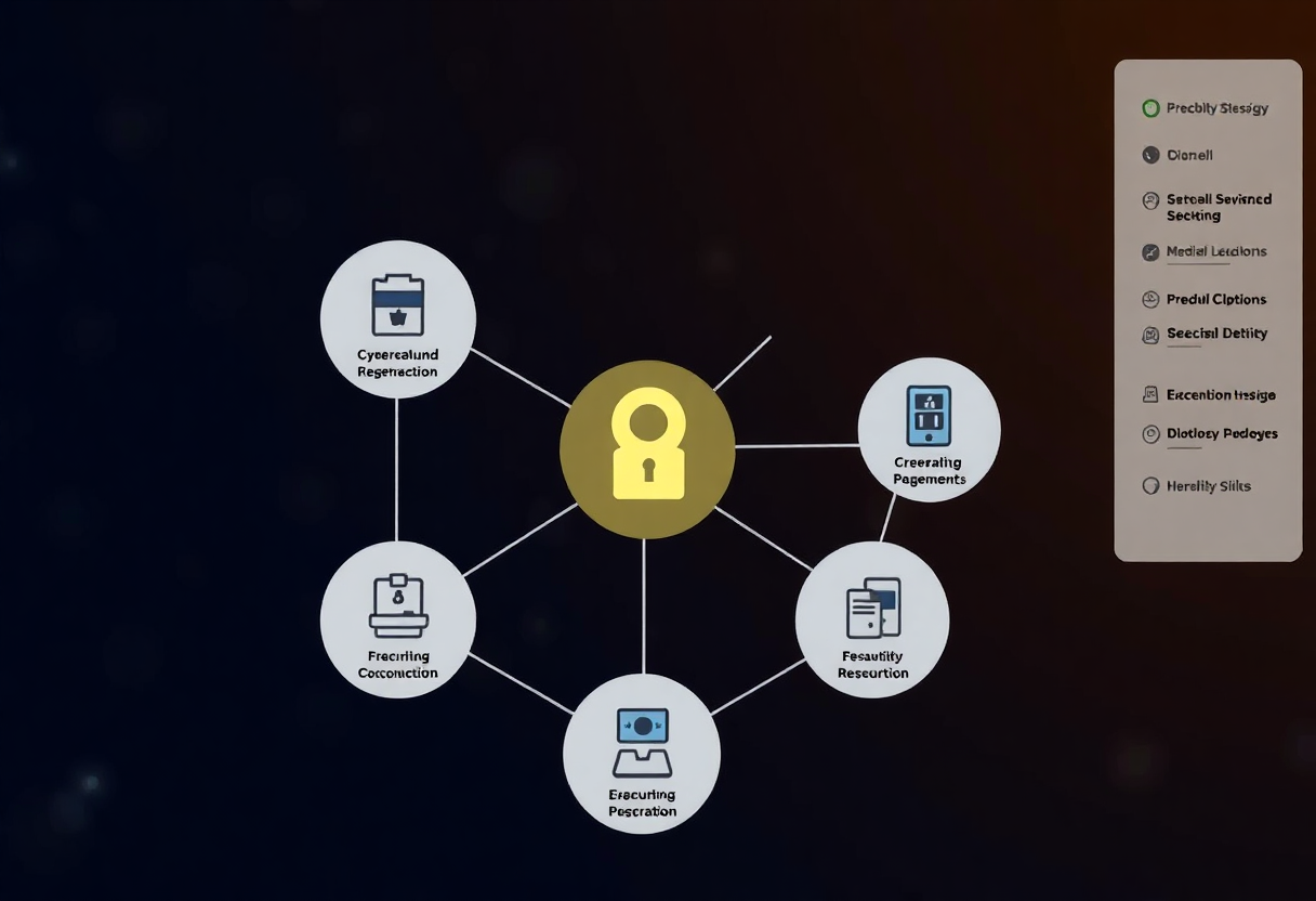 network diagram representing cybersecurity skills