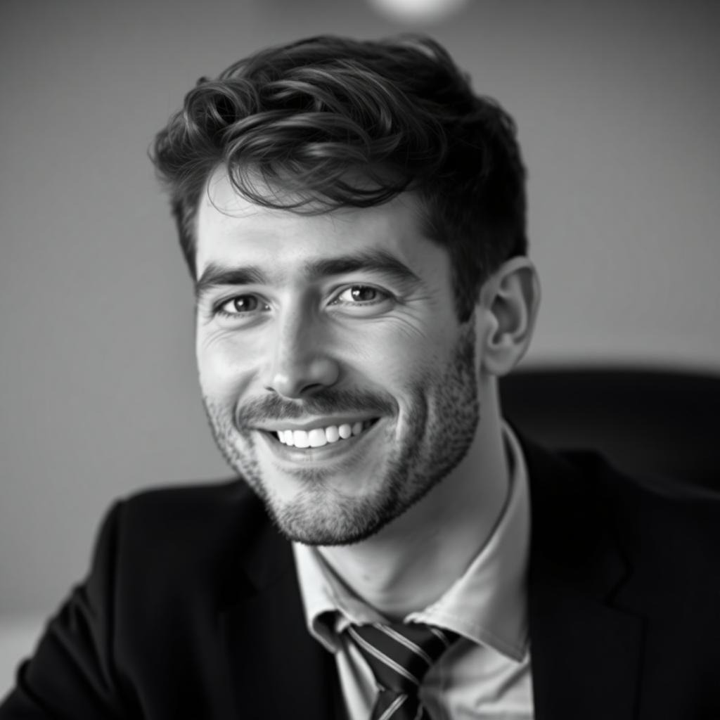 portrait of a male it consultant with a friendly expression