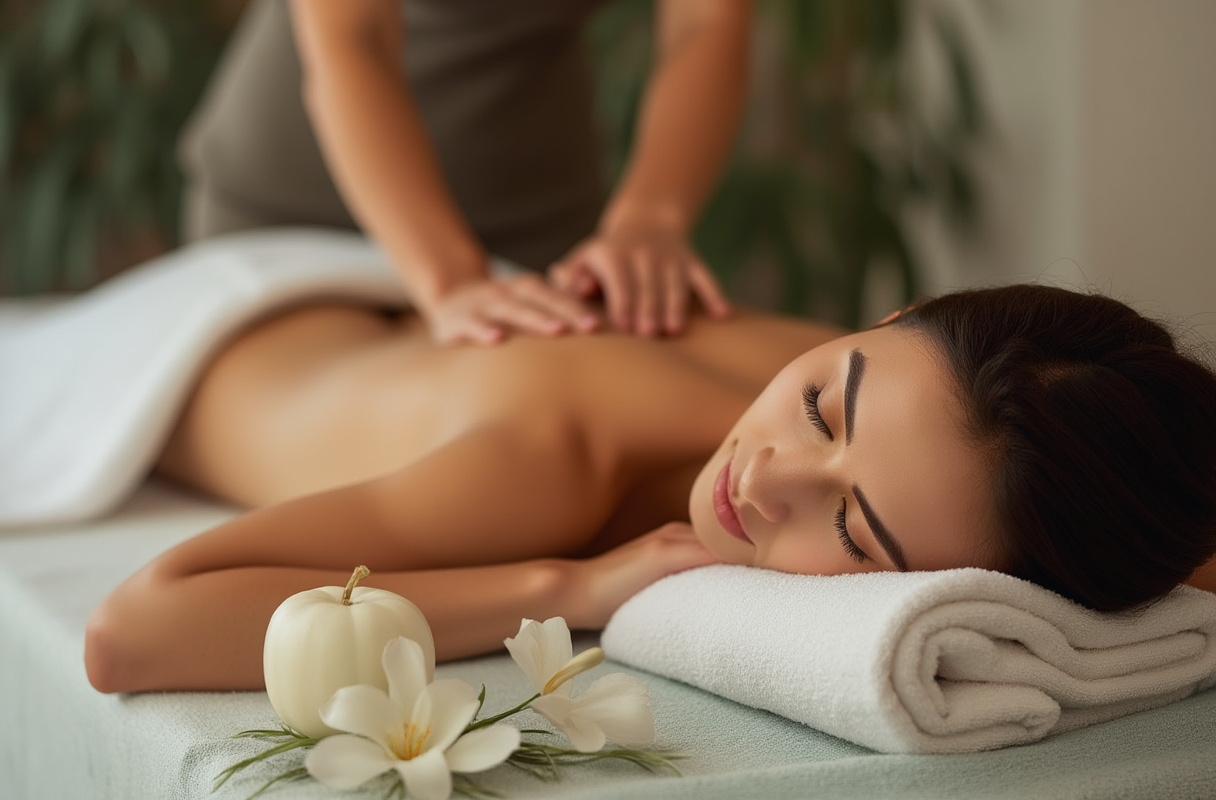 Professional massage therapist providing relaxing treatment in a serene environment for SHA Massage Panggilan 24 Jam service