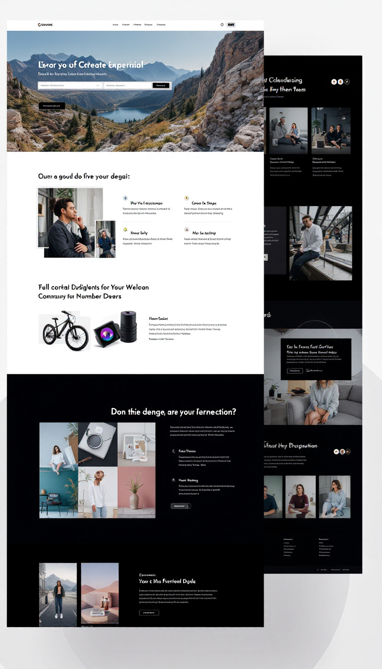 Create a modern, simple one-page personal website with a clean layout and contemporary aesthetics. Focus on a streamlined user experience and visually appealing elements.