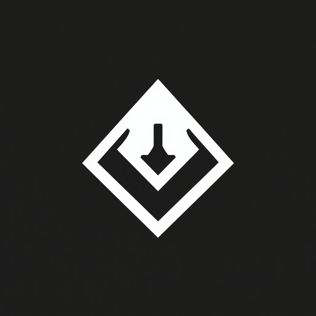 modern minimalist logo created using sample