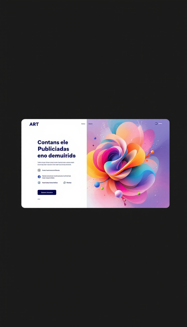 Crea una página web de una sola página para 'ART Publicidad' con un fondo blanco o gris claro. Incluye cuatro íconos de Font Awesome centrados: Instagram, Facebook, Teléfono y Correo Electrónico, en color negro o gris oscuro. Los íconos deben estar espaciados uniformemente y aumentar de tamaño al pasar el cursor, además de ser totalmente responsivos para móviles y escritorio. Todo el contenido debe estar en español.
