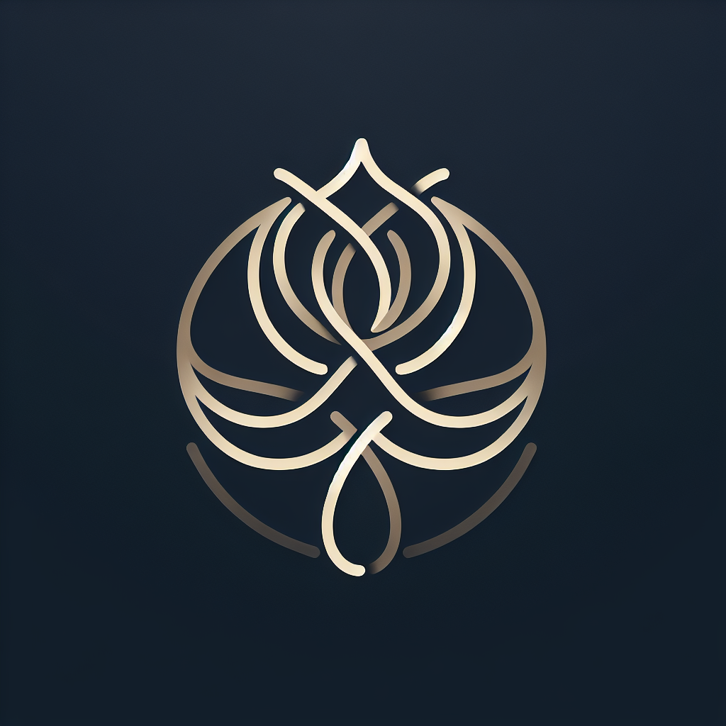 An iconic and modern logo for a fashion brand named 'Ethereal Wear'. The logo should be designed to be semi-transparent for use as a watermark, featuring clean lines and a minimalist design that reflects elegance and sustainability. The color scheme should be sophisticated and suitable for a luxury fashion brand.