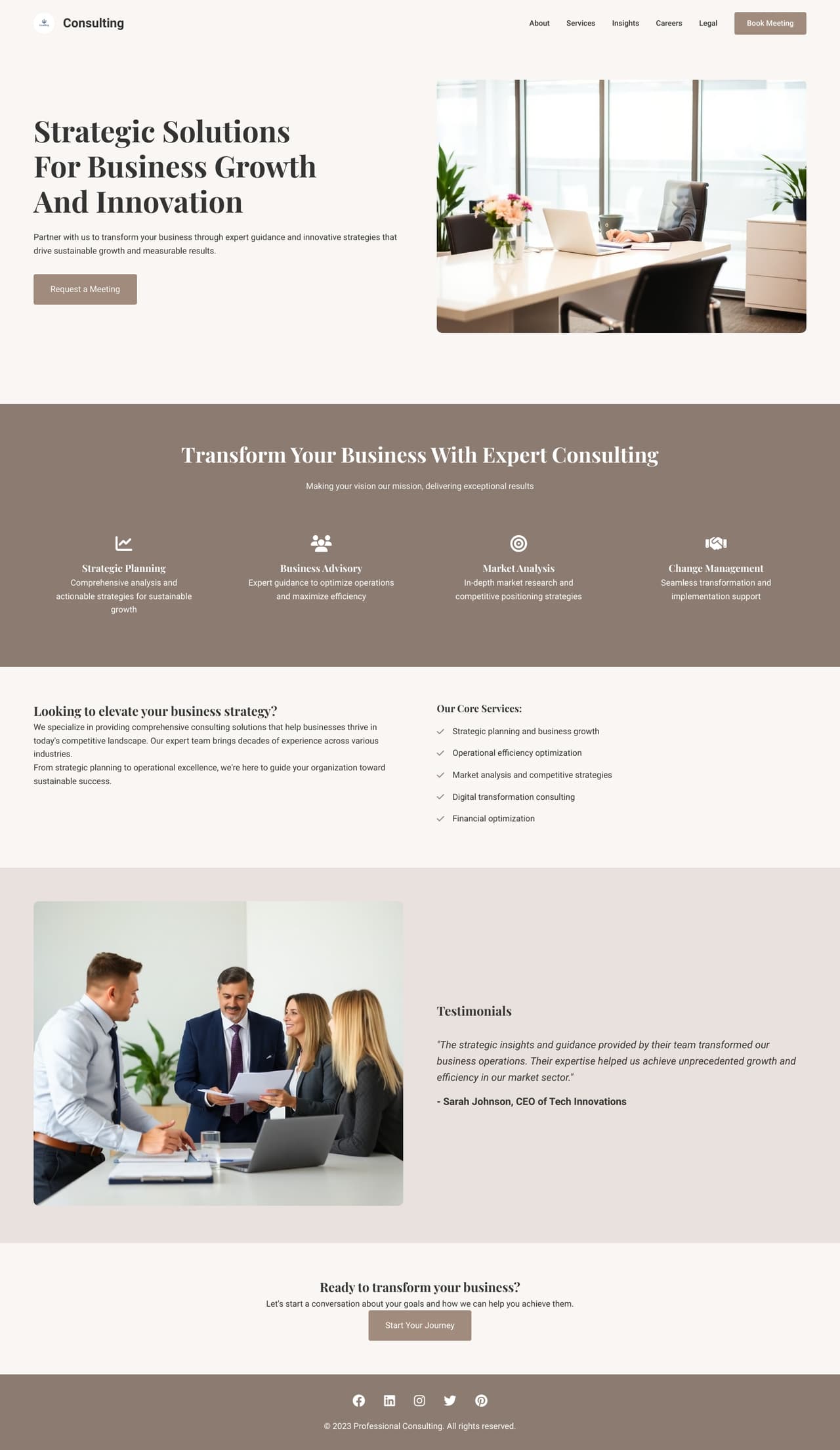 Professional Consulting Services