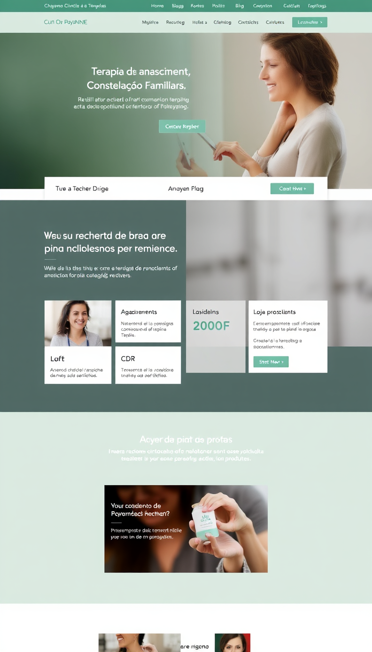 Crie um site simples e limpo para a Chayenne Clínica e Terapias, focado em tratamentos como Terapia do Renascimento, Constelação Familiar e EMDR. Inclua seções para agendamento de pacientes e uma loja para venda de produtos, com um design acolhedor e intuitivo.