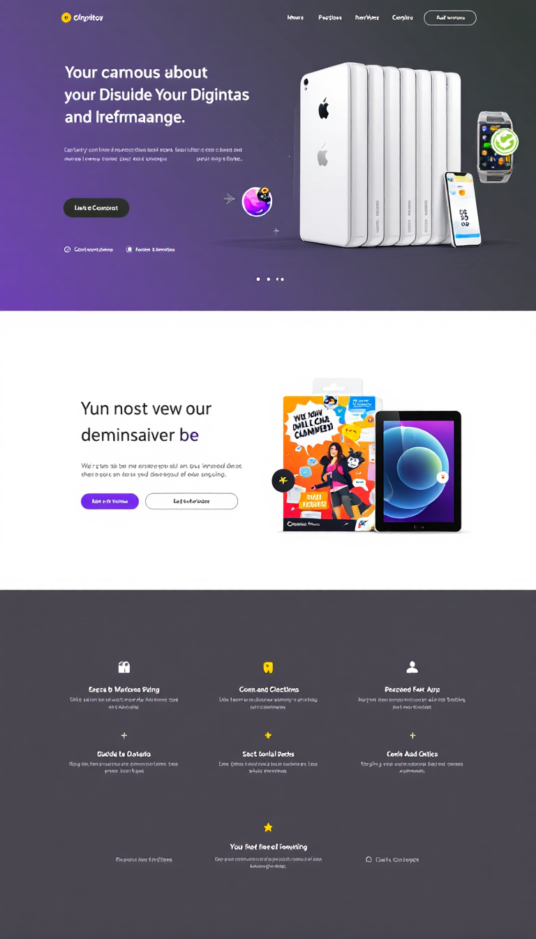 Crie um site profissional de uma página para vendas digitais, com um design limpo e moderno, destacando produtos e oferecendo uma experiência de compra intuitiva.
